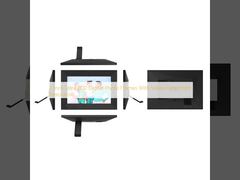 7 pollici Ultra LCD fotogrammi digitali con video loop ad alta risoluzione