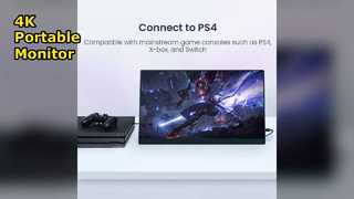 Monitor portatile 4K da 17,3 pollici per giochi e lavoro