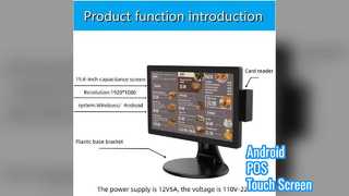 Touch screen del registratore di cassa POS Android da 15,6 pollici