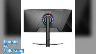 Monitor da gioco curvo da 34 pollici 4K 165Hz