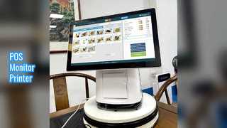 15.6 Monitor POS touchscreen con stampante