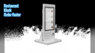 Touch screen da 21,5 pollici del chiosco self-service del ristorante