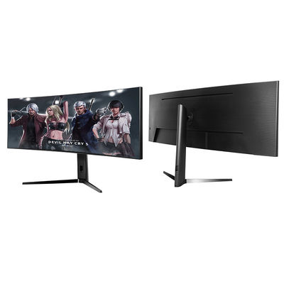 Monitori LCD ad alta risoluzione da 49 pollici a 5K a curva 75 Hz Monitori per giochi