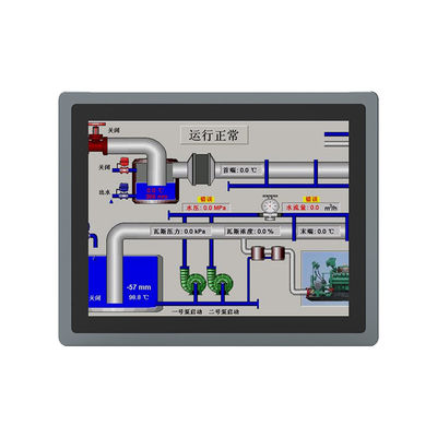 15 pollici touch monitor con multi-touch 1024x768 capacitive touch screen monitor IP65 Industrial monitor