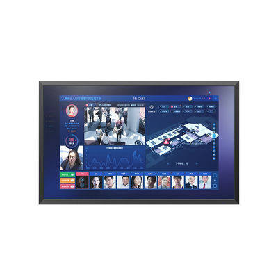 Monitor tattile personalizzato schermo tattile capacitivo da 43 pollici monitor tattile industriale montato a parete