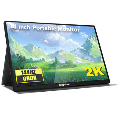 Nuovo monitor portatile da 16 pollici per laptop 2K 130Hz Computer Display Schermo di gioco portatile sottile