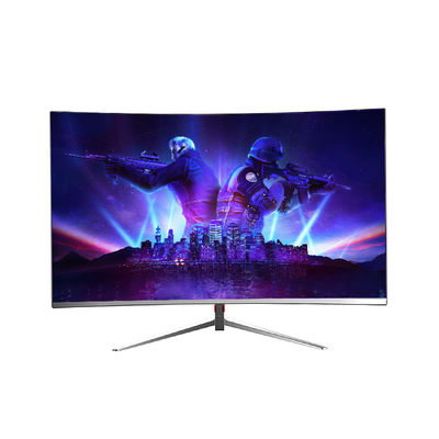 Monitor di gioco curvo da 27 pollici personalizzato 100Hz 144Hz Monitor a LED Bianco Monitor di schermo del computer