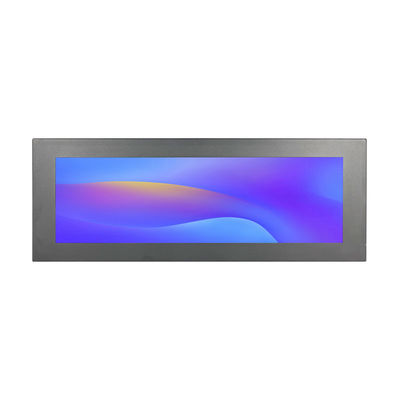14.9 Inch Ultra Strip Wide Stretched Bar Commercial Monitor Screen Digital Signage LCD Display pubblicitario