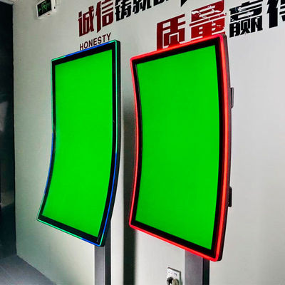 Vendita di fornitori schermo touch curvo da 27 pollici schermo da gioco arcade schermo da gioco a LED luce touch screen monitor per le imprese